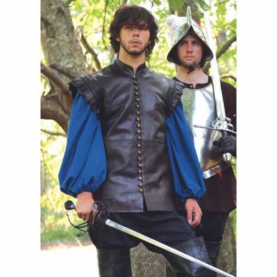 Leather Clans Waist Coat