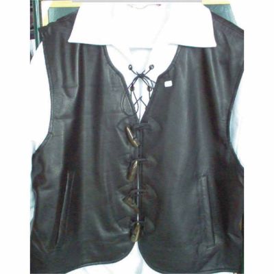 Leather Clans Waist Coat