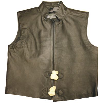 Leather Clans Waist Coat